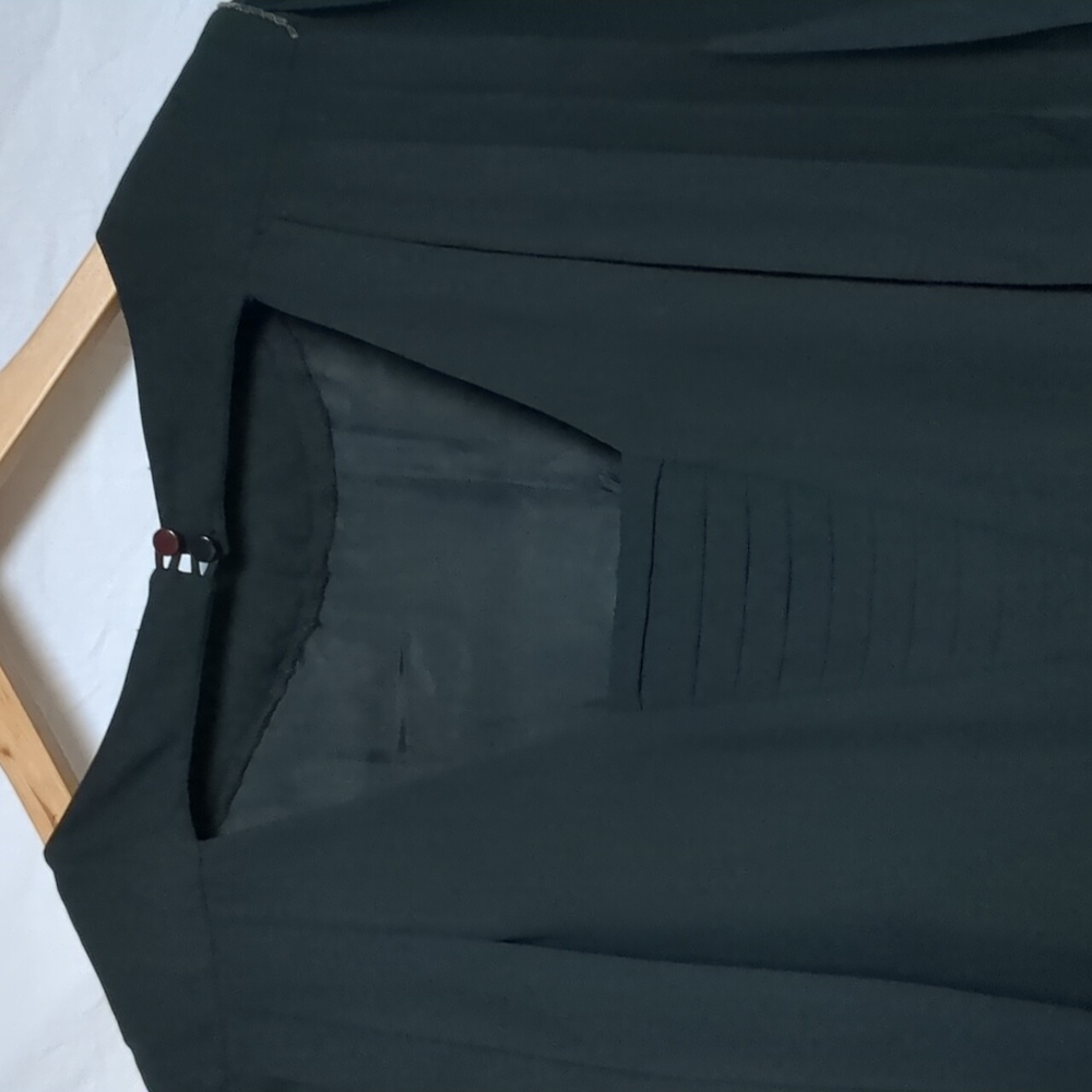 Tobi dress vintage Black cutout beaded sz Small - Picture 9 of 12